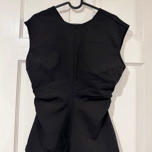 Zara Black V-Neck Top
